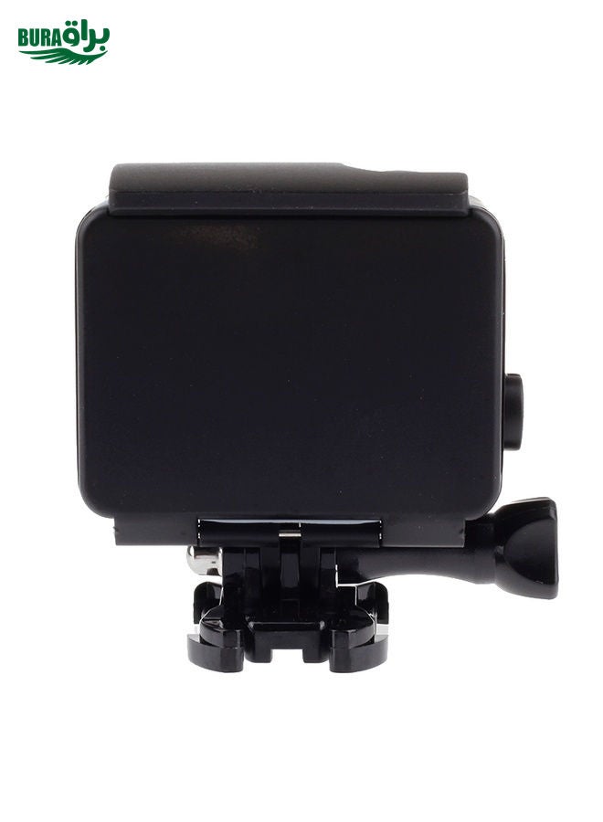 BURAQ Black Edition Waterproof Housing Protective Case with Buckle Basic Mount for GoPro HERO4 /3+,  Waterproof Depth: 10m(Black) - Image 3