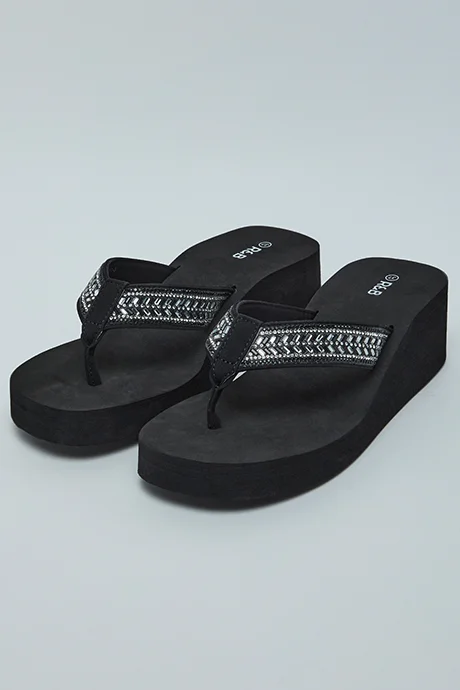 أر أند بي Embellished Platform Flip-Flops