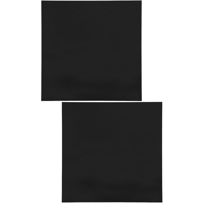 🏠 لوح أكريليك أسود مربع 2 قطع للمشاريع اليدوية 30 0 40 سم مادة متينة - Image 1
