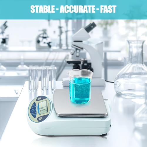 CXRCY Lab Scale 6000g x 0.01g Digital Precision Analytical Balance- Gram Scale 10mg High Precision with 11 Unit Conversion Electronic Balance Digital Scientific Scale - Image 5
