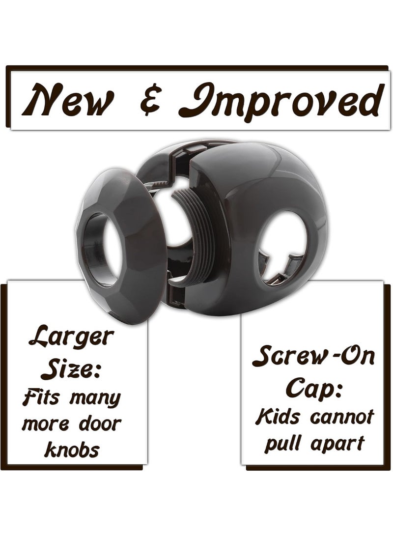 Driddle New & Improved - Door knob Baby Safety Cover - 5 Pack - Deter Little Kids from Opening Doors with A Child Proof Door Handle Lock - Image 4