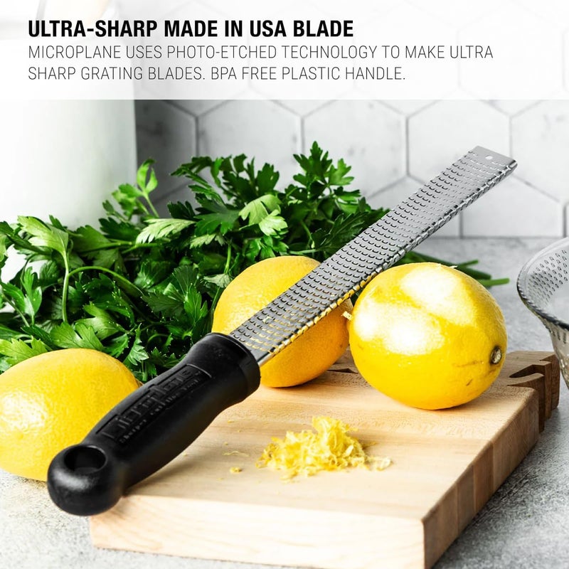 Microplane Classic Zester Grater, Black - Image 1