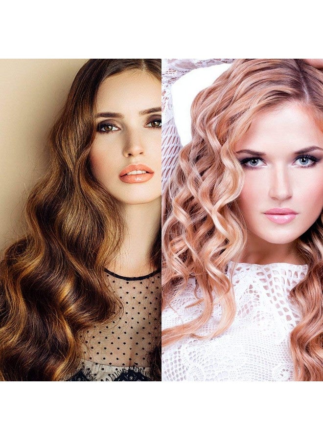 JANYUN 80 Pcs Magic Silicone Hair Rollers Overnight Curlers with Hairnet Include 40pcs Large Silicone Curlers 40pcs Small Silicone Curlers (pink) - Image 5