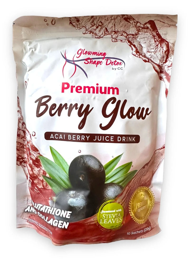 Cc Glowming Shape Detox by cc - Premium Berry Glow  10 x 20g‏ ‏ 