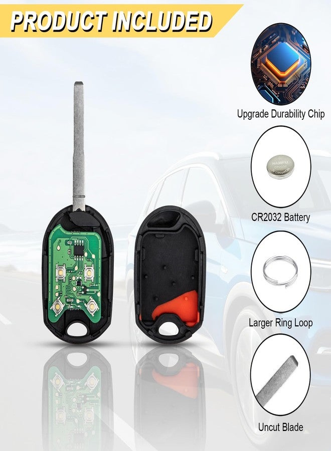 Vurkcy Key Fob Replacement for Ford Focus 2012 2013 2014 2015 2016 2017 2018 2019 C-MAX Escape Fiesta 2015-2018 Transit Connect 164-R8046 OUCD6000022 - Image 5