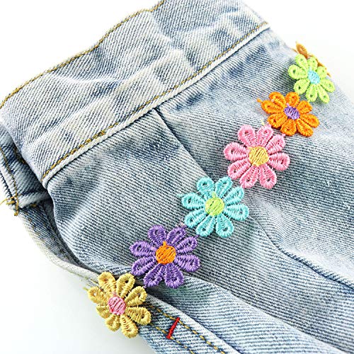 Tegg Daisy Lace 5 Yards 25mm/1inch Wide Colorful Daisy Flower Venise Trim Ribbons for Sewing or DIY Craft Decoration - Image 4