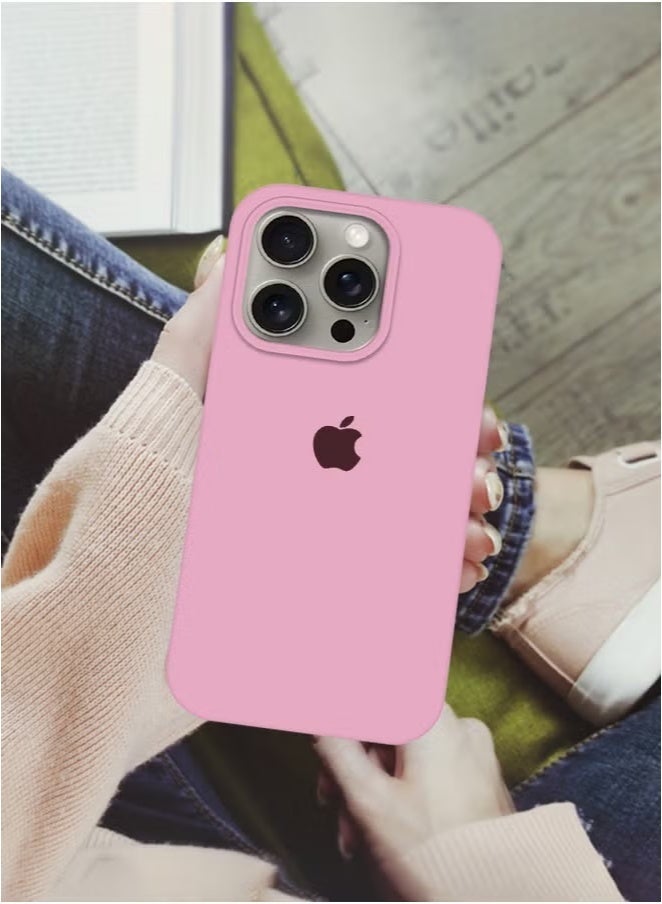 غطاء حماية كامل الجسم من السيليكون السائل لهاتف iPhone 16 Pro Max، مضاد للخدش، بطانة ناعمة من الألياف الدقيقة، لهاتف iPhone 16 Pro Max مقاس 6.9 بوصة - Image 5