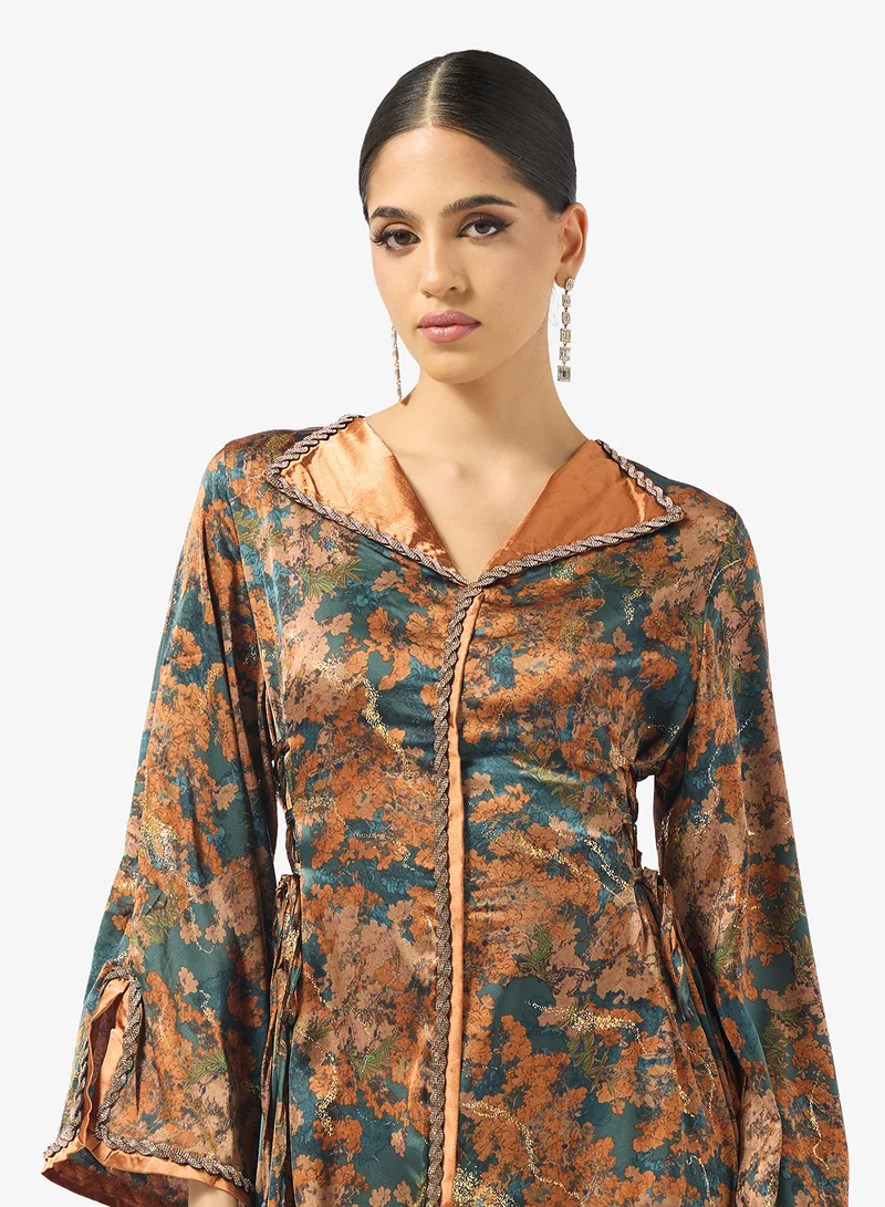 Khizana Printed Jalabiya