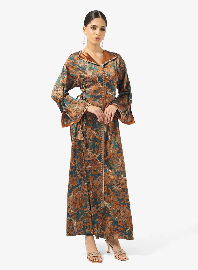 Khizana Printed Jalabiya