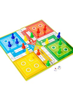 RATNA'S RATNA'S Classic Strategy Game Little Snakes and Ladders with Ludo 2 in 1 for Young Businessman  - Image 1