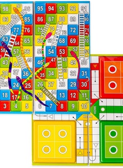RATNA'S RATNA'S Classic Strategy Game Little Snakes and Ladders with Ludo 2 in 1 for Young Businessman  - Image 3