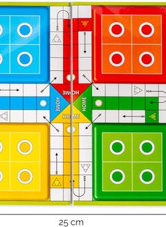 RATNA'S RATNA'S Classic Strategy Game Little Snakes and Ladders with Ludo 2 in 1 for Young Businessman  - Image 4