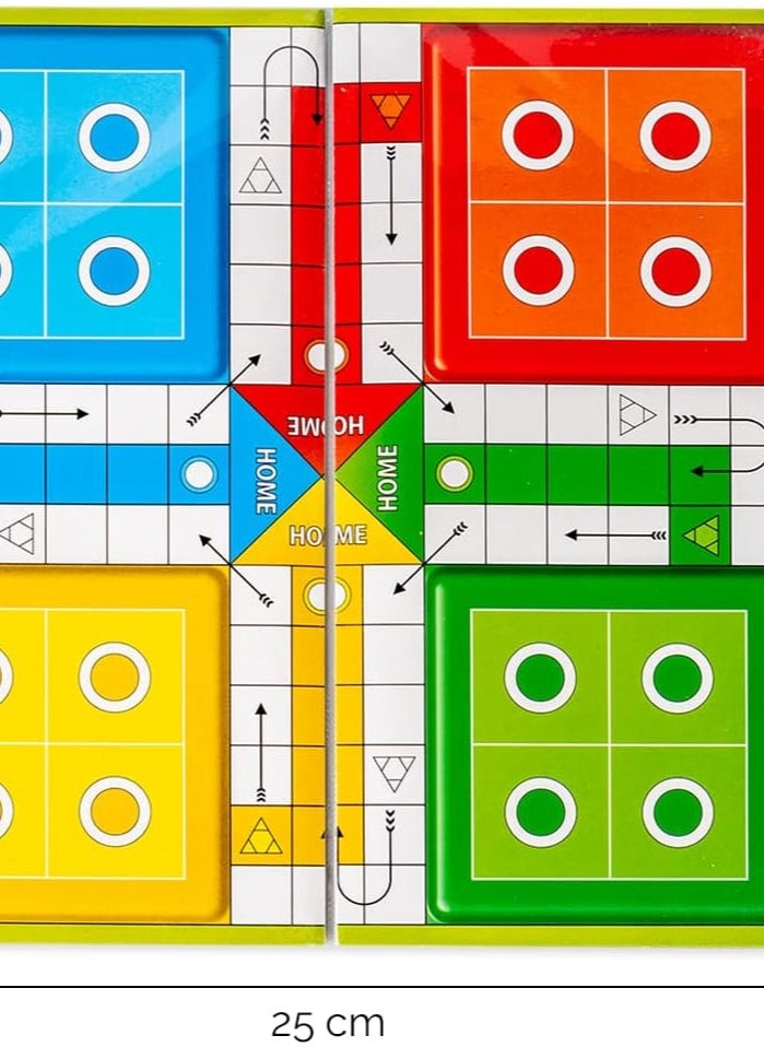 RATNA'S - RATNA'S Classic Strategy Game Little Snakes and Ladders with Ludo 2 in 1 for Young Businessman - Image 1