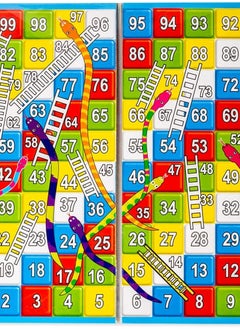 RATNA'S RATNA'S Classic Strategy Game Little Snakes and Ladders with Ludo 2 in 1 for Young Businessman  - Image 5