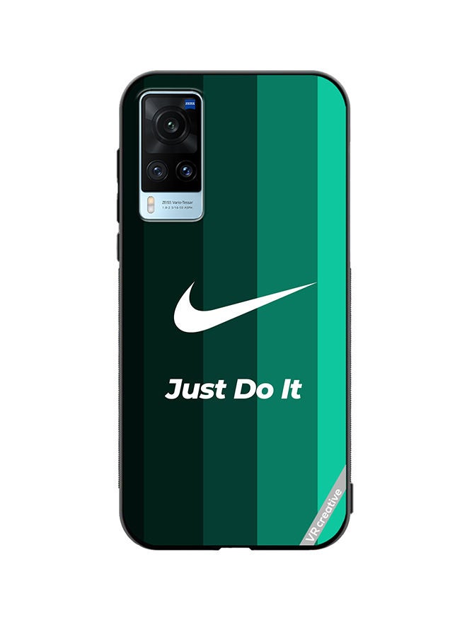 VR CREATIVE Protective Case Cover For Vivo X60 Nike Logo Green Design Multicolour - Image 1