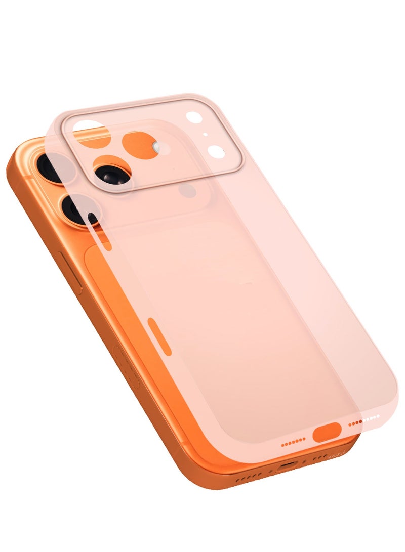 CATANES 2 Packs Air Skin  Case Cover for Apple iPhone 17 Pro Max - Sturdy Back Cover - Durable Thin Case - Drop Protection Cover with 3D Screen Protector - Pink - Image 4