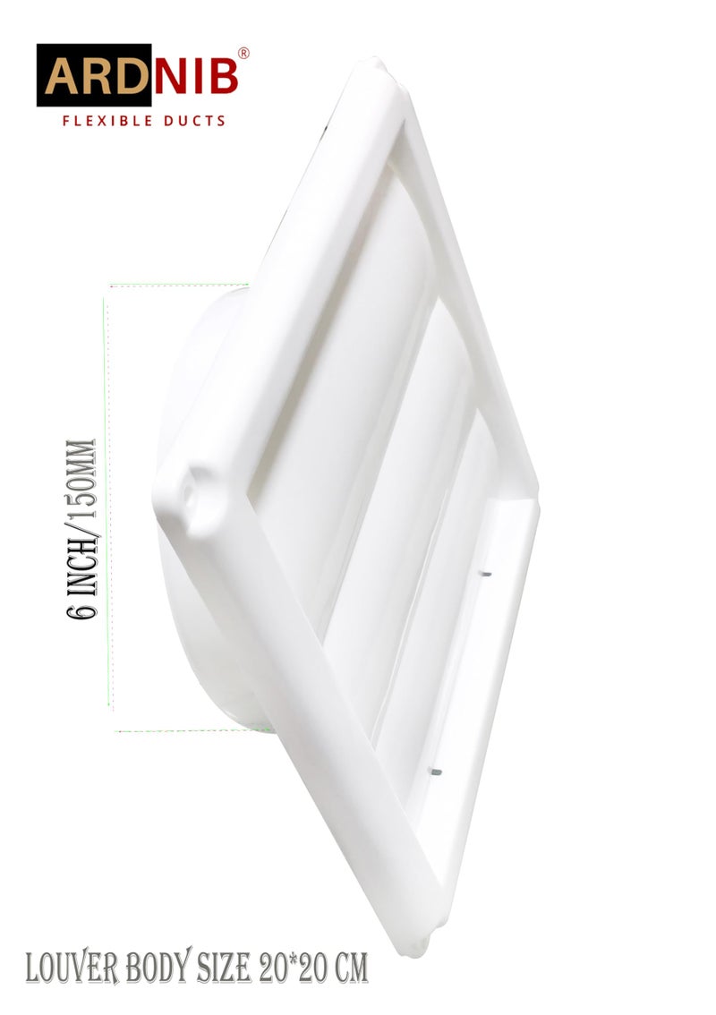 Ardnib Kitchen Chimney Aluminium Exhaust Pipe & Vent Cover with Installation Kit (4 feet Pipe length) - Image 5