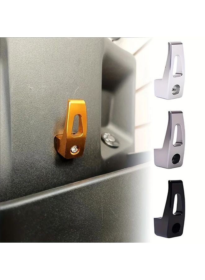 Universal Front Mount Luggage Hook Black Aluminum Alloy For Motorcycles Electric Bikes - Image 3