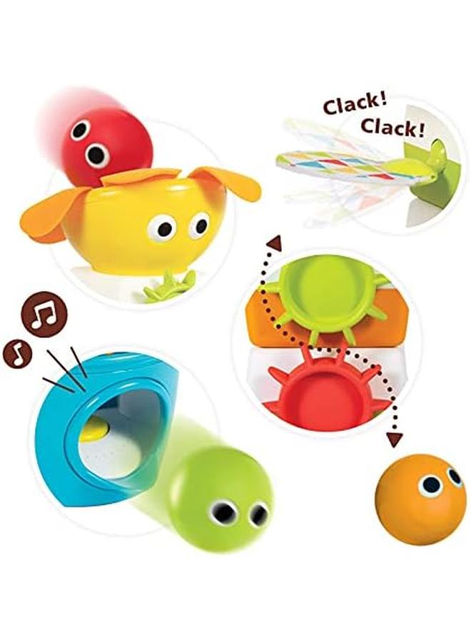Yookidoo Tumble Ball Stacker Babies And Toddlers Musical Stacking And Tumbling Toy Battery Operated Stem Enhancing Game For Toddlers 9 Month And Up - Image 3