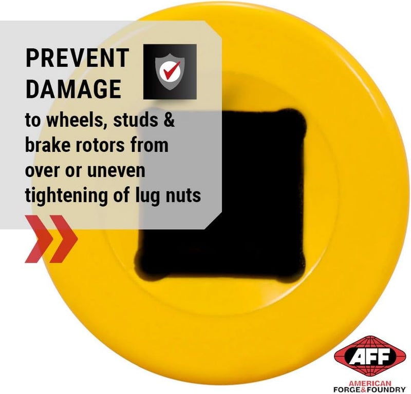 AFF Torque Limiting Extension, 3/4" Drive, 475 ft/lbs, Yellow, 40309 - Image 3