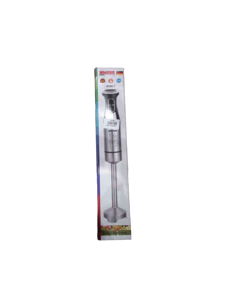 Generic - Stainless steel hand blender 1000 watts, 4 sharp stainless steel blades, 2 speeds, powerful copper motor - Image 1