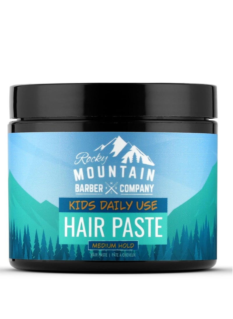 Rocky Mountain Barber Company Kids Hair Styling Paste for Boys - Large 4 oz Tub - Medium Hold Gel for All Hairstyles - Citrus Scent - pzsku/ZDA622BC3E43A5B505896Z/45/_/1739020957/09041efa-5823-4b86-ad04-84da58be5a58