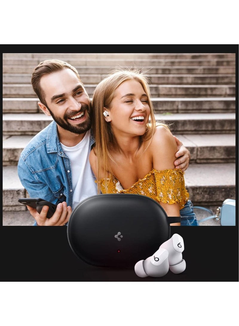 Spigen Silicone Fit for Beats Studio Buds Case Cover (2021) - Black - Image 2