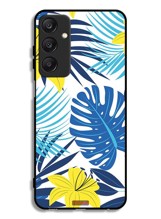 Tolwak Samsung Galaxy A25 5G Protective Case Cover Feather And Flower Art - Image 1