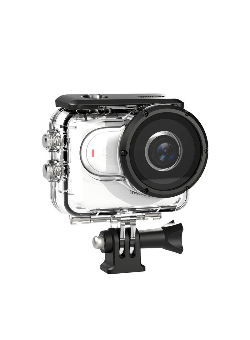 60Meter / 198FT حالة الغوص لGO 3S المضادة للماء الإسكان غطاء الحماية الكاملة تحت الماء قذيفة الملحقات متوافقة مع Insta360 GO 3 / GO 3S الكاميرا البانورامية - Image 1