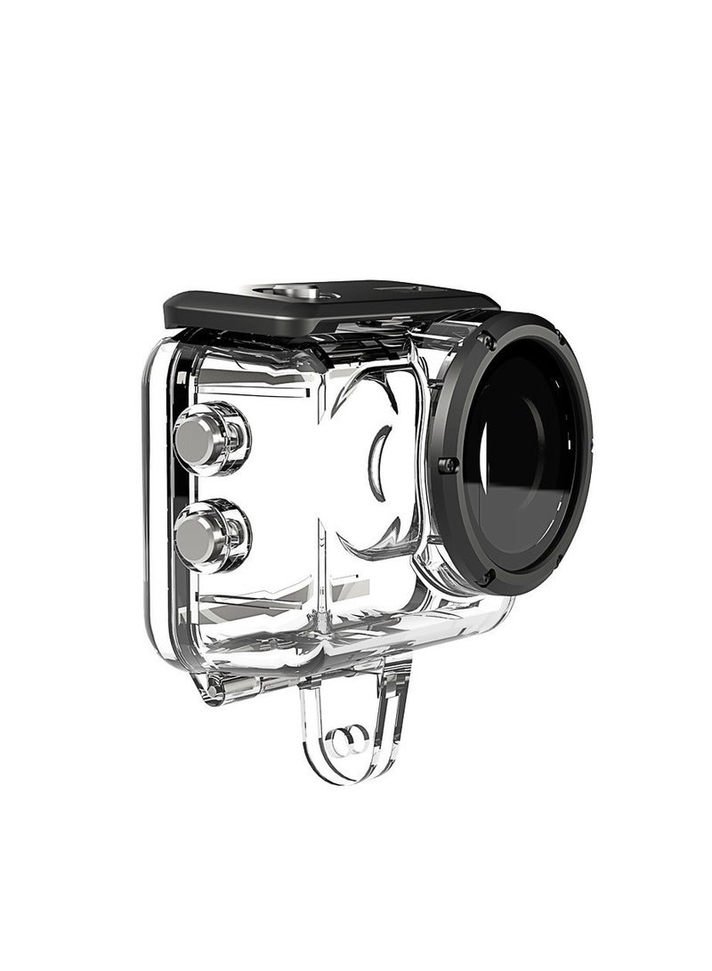 60Meter / 198FT حالة الغوص لGO 3S المضادة للماء الإسكان غطاء الحماية الكاملة تحت الماء قذيفة الملحقات متوافقة مع Insta360 GO 3 / GO 3S الكاميرا البانورامية - Image 2