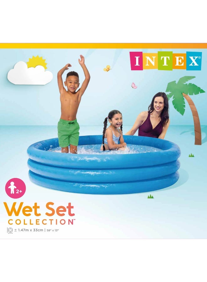 INTEX Crystal Blue Inflatable Pool - 58" x 13" 147x33cm - Image 3