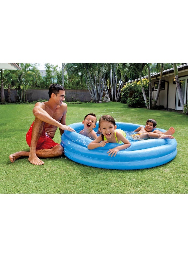 INTEX Crystal Blue Inflatable Pool - 58" x 13" 147x33cm - Image 2