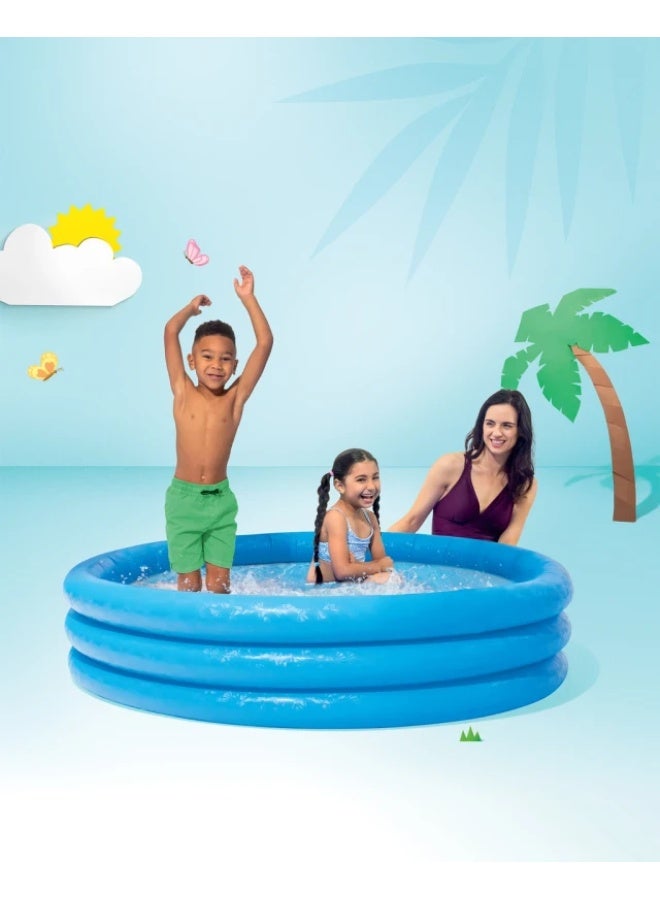 INTEX Crystal Blue Inflatable Pool - 58" x 13" 147x33cm - Image 5