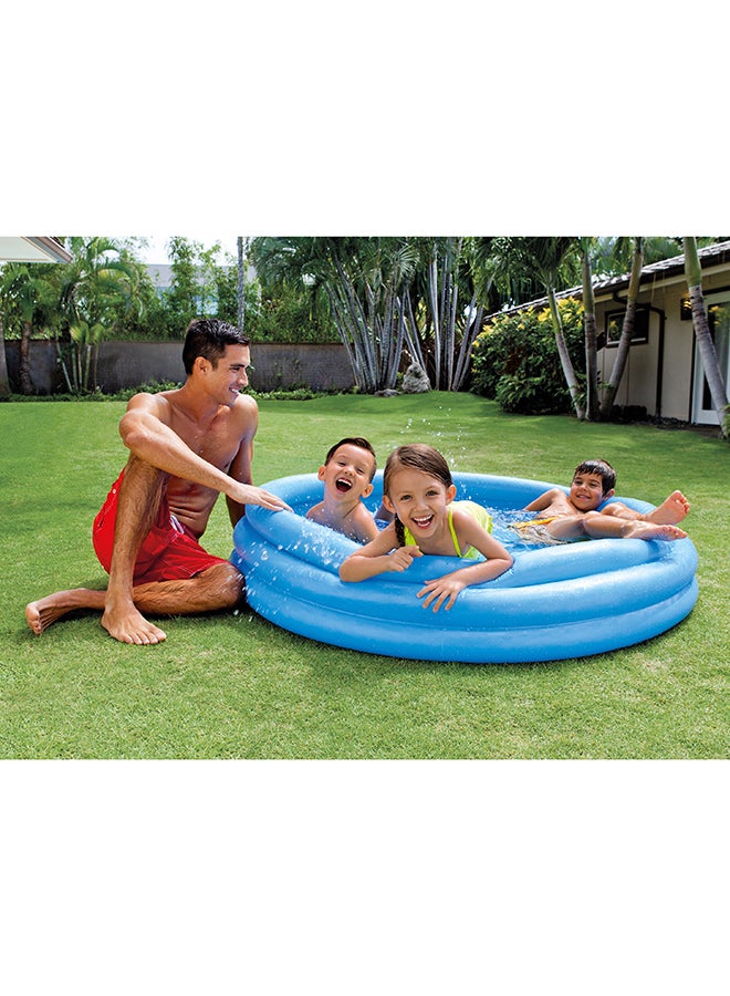 INTEX Crystal Blue Inflatable Pool - 58" x 13" 147x33cm - Image 4