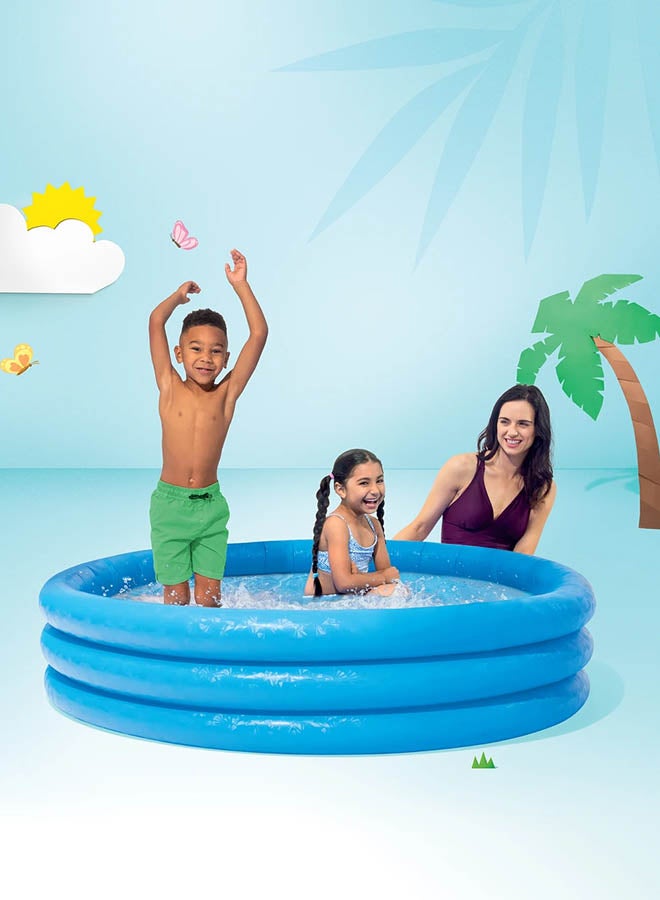 INTEX Crystal Blue Inflatable Pool - 58" x 13" 147x33cm - Image 3