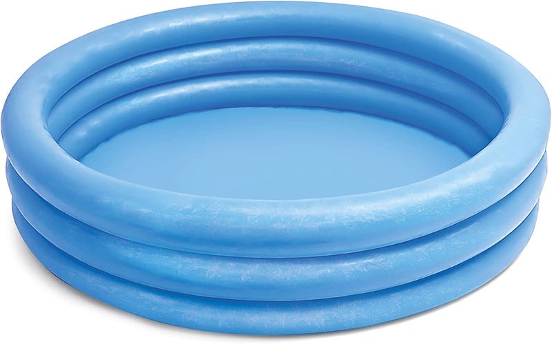 Intex Crystal Blue Inflatable Swimming Pool - 147x33 cm 147x33cm - Image 1