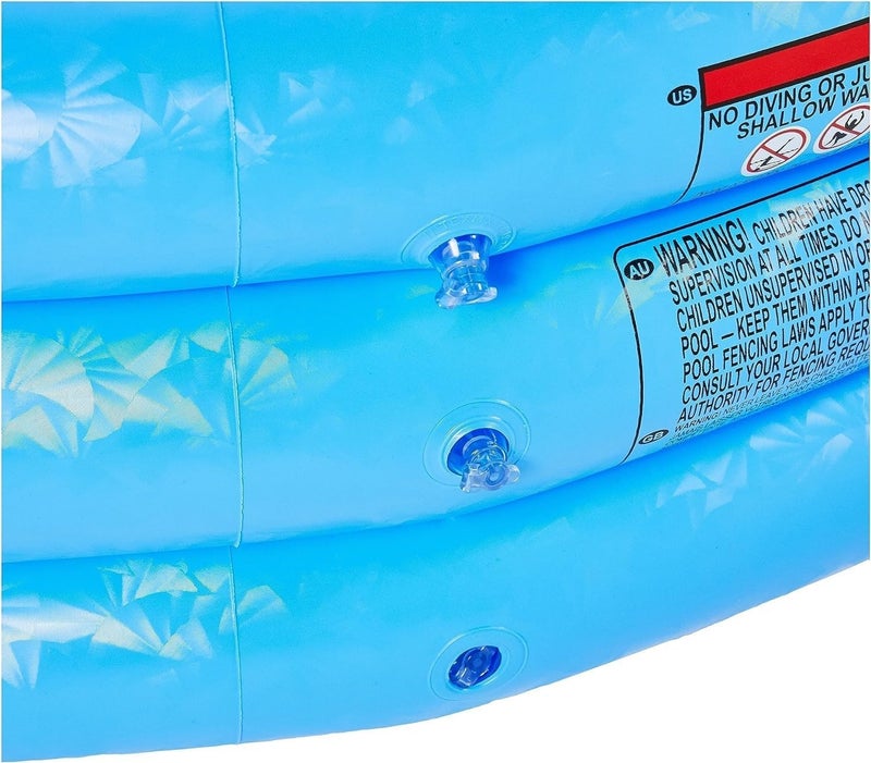 Intex Crystal Blue Inflatable Swimming Pool - 147x33 cm 147x33cm - Image 3