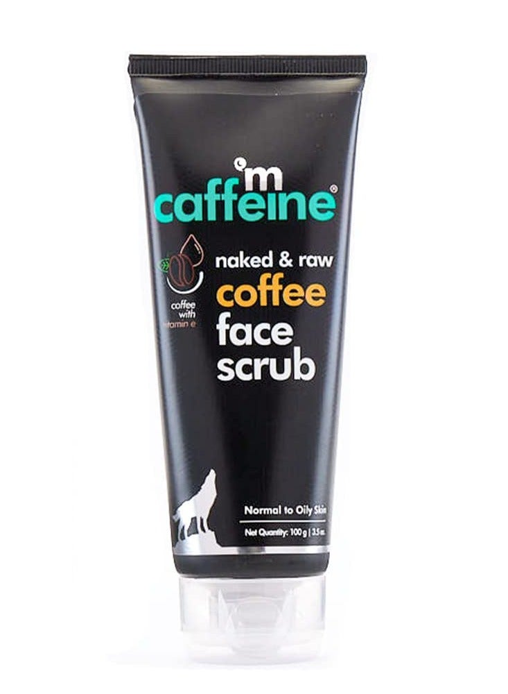 إم كافيين مقشر للوجه يزيل الاسمرار بالقهوة 100 جم مقشر مقشر ومزيل للرؤوس السوداء ومزيل للرؤوس البيضاء ومزيل للبشرة الميتة ومزيل للكافيين والجوز ومقشر للوجه للنساء والرجال - Image 1