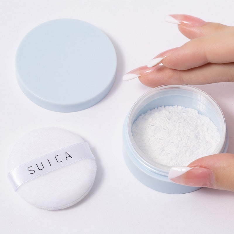 Spot Macaroon Color Powder Box Packaging Material Powder Packaging Box Talcum Powder Empty Box Mini Powder Box Powder Puff Does Not Leak Powder - Image 3