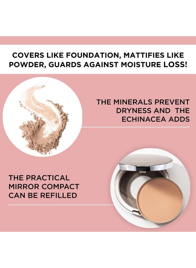 ARTDECO - ARTDECO Hydra Mineral Compact Foundation Refill - light beige N°60 - refillable system for Hydra Mineral Compact Foundation - good coverage without mask-like effect - makeup - powder - 0.35 Oz - Image 1