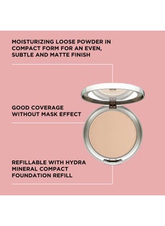 ARTDECO ARTDECO Hydra Mineral Compact Foundation Refill - light beige N°60 - refillable system for Hydra Mineral Compact Foundation - good coverage without mask-like effect - makeup - powder - 0.35 Oz  - Image 2