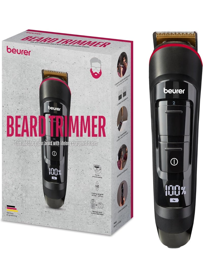 Beurer مقلم لحية للرجال، أداة تصفيف لحية فاخرة للرجال - Image 1