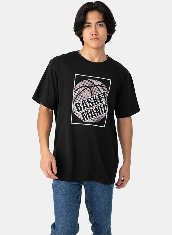 ماركو برجامو تي شيرت موديرن فيت بطبعة - Image 2