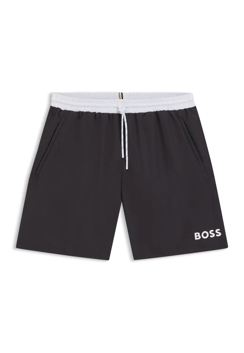 BOSS Quick-drying swim shorts with contrast details