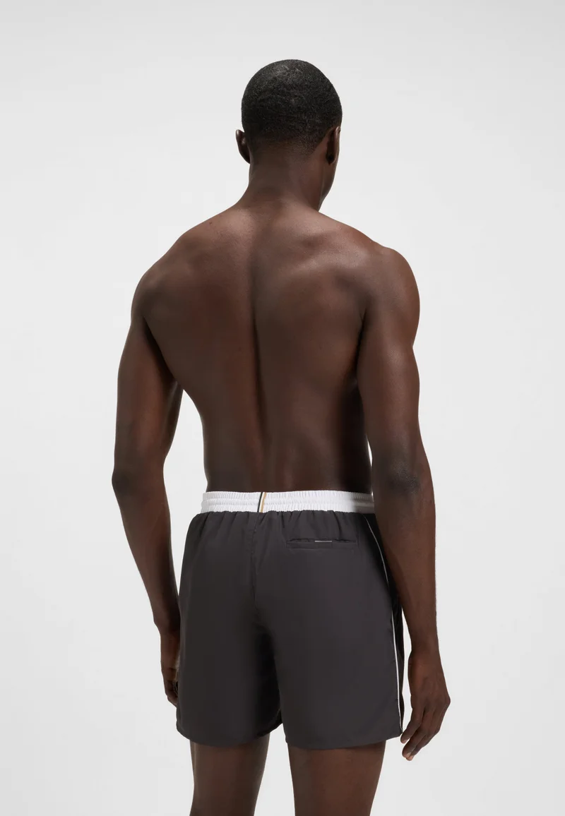 BOSS Quick-drying swim shorts with contrast details