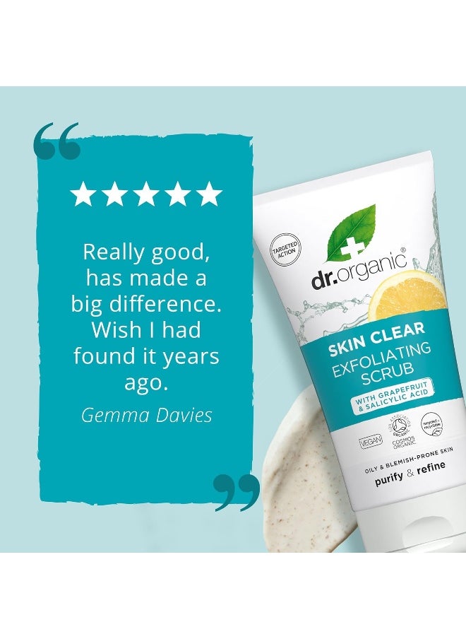 dr.organic - 5 In 1 Skin Clear Tea Tree Exfoliating Scrub - Image 1