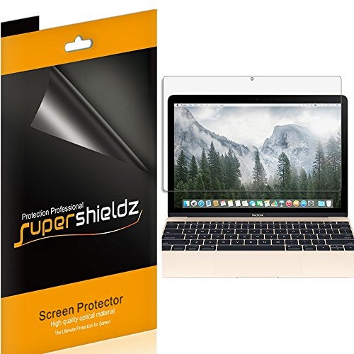Supershieldz 3 Pack Anti Glare and Anti Fingerprint Matte Screen Protector Shield Designed for Apple MacBook 12 inch with Retina Display 2015 2016 2017 A1534 - Image 1