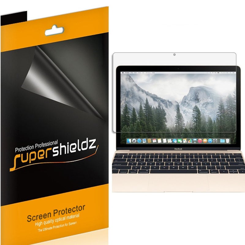 Supershieldz 3 Pack Anti Glare and Anti Fingerprint Matte Screen Protector Shield Designed for Apple MacBook 12 inch with Retina Display 2015 2016 2017 A1534 - Image 3