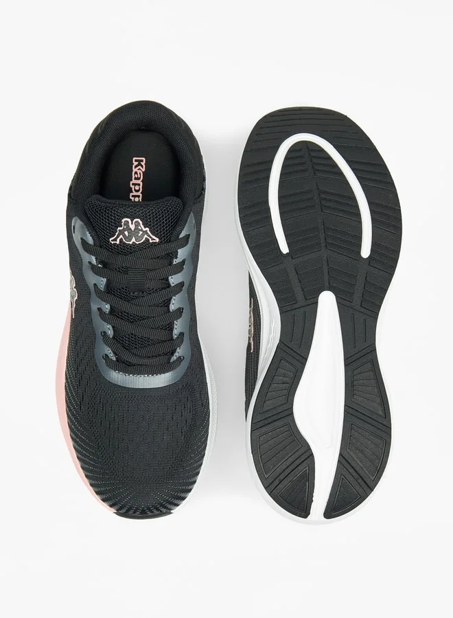 Kappa Women's Textured Walking Shoes with Lace-Up Closure