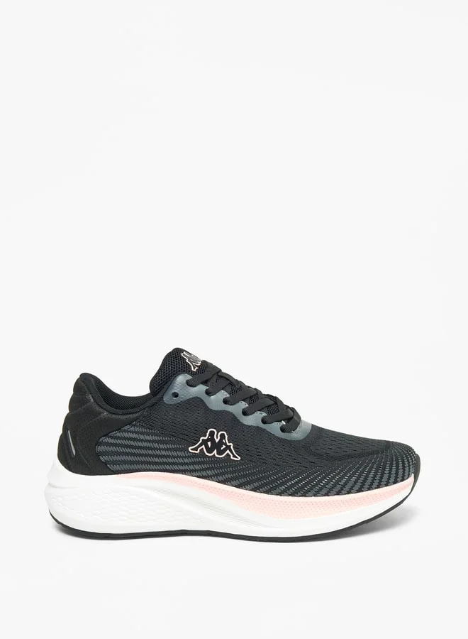 Kappa Women's Textured Walking Shoes with Lace-Up Closure